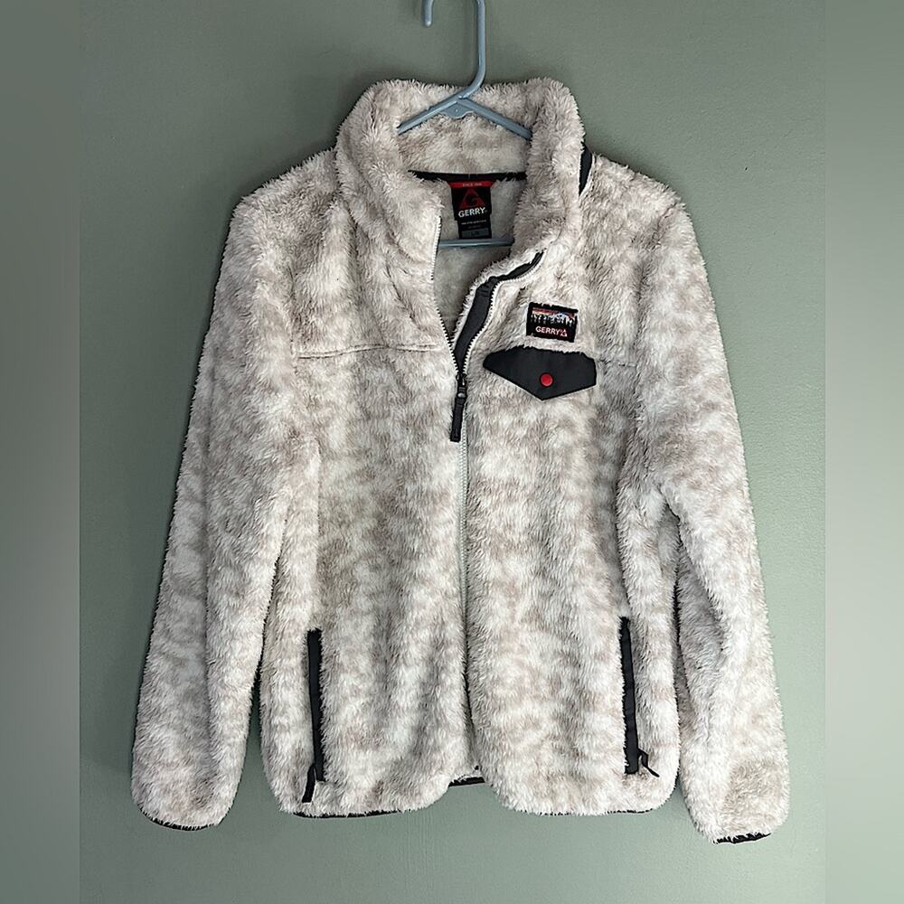 Gerry women's Sherpa jacket cream colors size large long sleeve